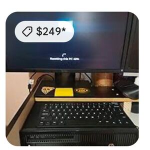 ACER SCREEN COMPUTER MONITOR Black Wired Keyboard